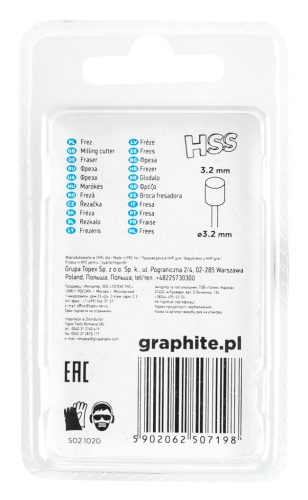 Graphite Csapos turbómaró 2.3mm, henger, szár 3.2mm, 2db