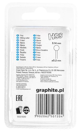 Graphite Csapos turbómaró 1.4mm, gömb, szár 3.2mm, 2db