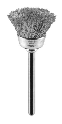 Graphite Csapos kefe készlet 3db, acélsodrony befejezőkefe, pohárkefe, kerékkefe