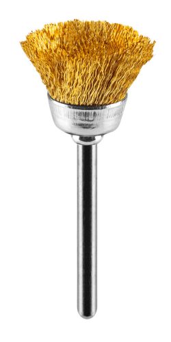 Graphite Csapos kefe készlet 3db, sárgaréz befejezőkefe, pohárkefe, kerékkefe