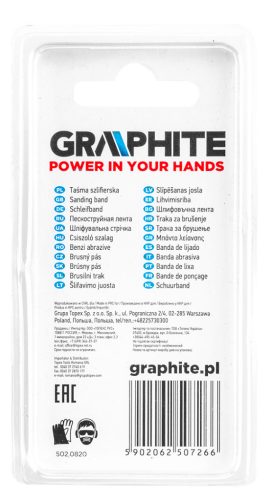 Graphite Csiszolóhüvely 6.3mm, K60, K120, készlet 10db + szár 3.2mm