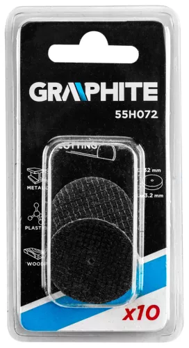 Graphite Vágótárcsa, korund/szilícium-karbid, duplahálós 32x3.2mm, 10db