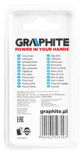 Graphite Vágótárcsa, korund/szilícium-karbid, duplahálós 32x3.2mm, 10db