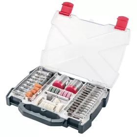   Graphite Tartozékkészlet mini fúró- és csiszológéphez, 99db