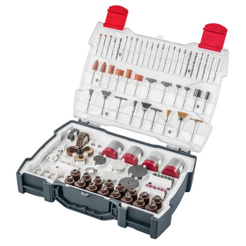 Graphite Tartozékkészlet mini fúró- és csiszológéphez, 286db