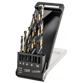   Graphite HSS-CNC csigafúró készlet, 124°, Pro-Tec, 4-10mm, 5db