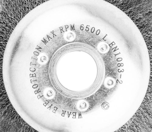 Graphite Drótkorong, fazékkefe hullámos 150 x 25, 4mm benzines kaszákhoz