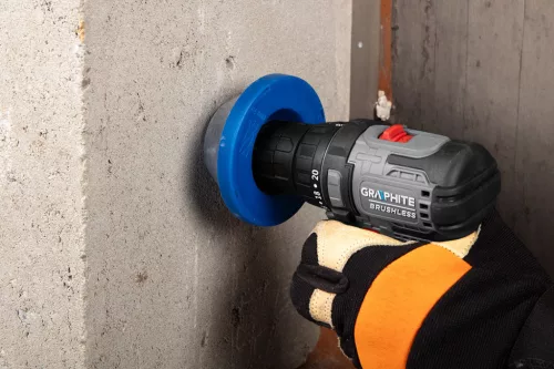 Graphite Porgyűjtő adapter fúrógépekhez, 4-10mm átmérőig