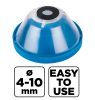 Graphite Porgyűjtő adapter fúrógépekhez, 4-10mm átmérőig