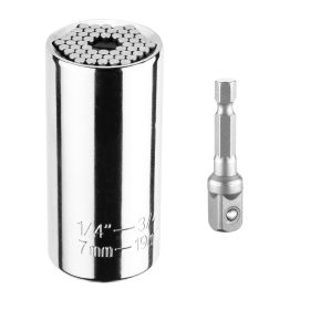   Graphite Univerzális dugókulcs 7-19mm, 1/4" alumínium-3/4" alumínium