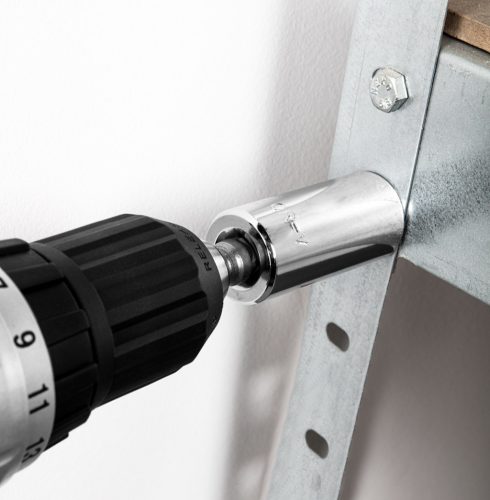 Graphite Univerzális dugókulcs 7-19mm, 1/4" alumínium-3/4" alumínium