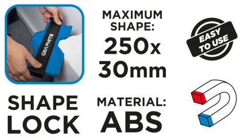 Graphite Kontúrátjelölő sablon 250mm