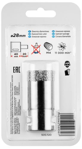 Graphite Körkivágó, gyémántos 28mm, M14