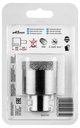 Graphite Körkivágó, gyémántos 45mm, M14