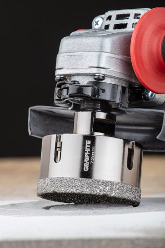 Graphite Körkivágó, gyémántos 72mm, M14