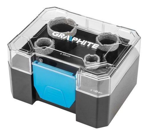 Graphite Körkivágó készlet, gyémántos, M14, 18,22.27,35mm