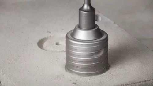 Graphite Koronafúró, körkivágó, 65mm, SDS-Plusszárral és központfúróval