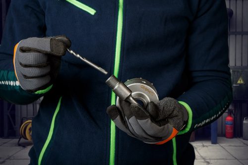 Graphite Koronafúró, körkivágó, 80mm, SDS-Plusszárral és központfúróval