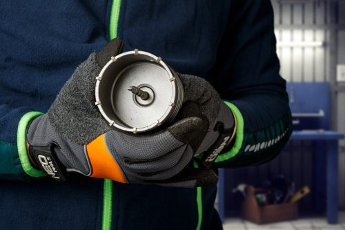 Graphite Koronafúró, körkivágó, 80mm, SDS-Plusszárral és központfúróval