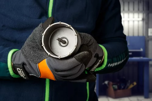 Graphite Koronafúró, körkivágó, 85mm, SDS-Plusszárral és központfúróval