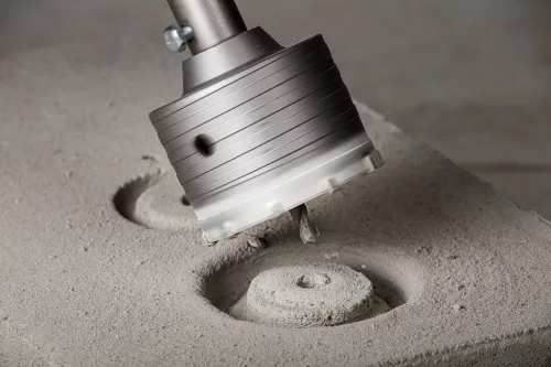 Graphite Koronafúró, körkivágó, 85mm, SDS-Plusszárral és központfúróval