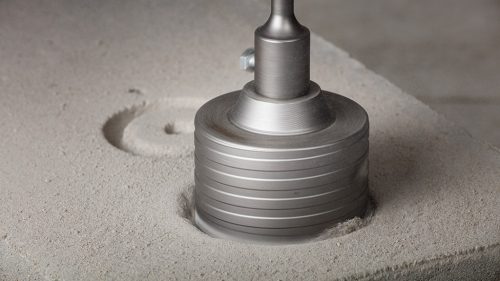 Graphite Koronafúró, körkivágó, 80mm, HEX hatszög szárral, központfúróval