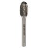 Graphite turbómaró keményfém csepp, ovális, 12x20x6mm E típus