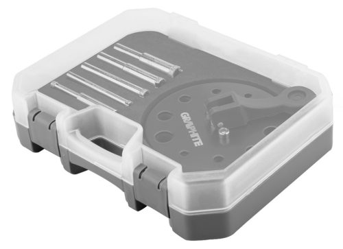 Graphite Gyémánt fúró- és vezető készlet, 5-12mm fúrószár, 6db