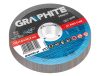 Graphite Vágókorong, fémhez, 115x1x22.2mm, 41A60-T-BF, 10db
