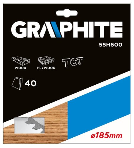 Graphite kőrfűrészlap 185x30mm 40fog.