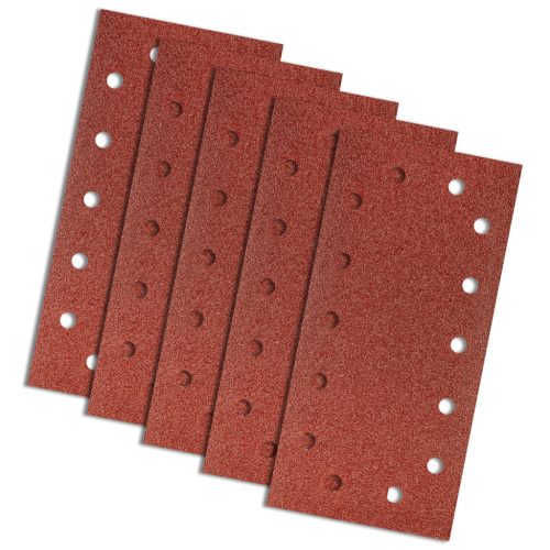 Graphite Csiszolópapír tépőzáras 115x230mm, K60, lyukas 5db