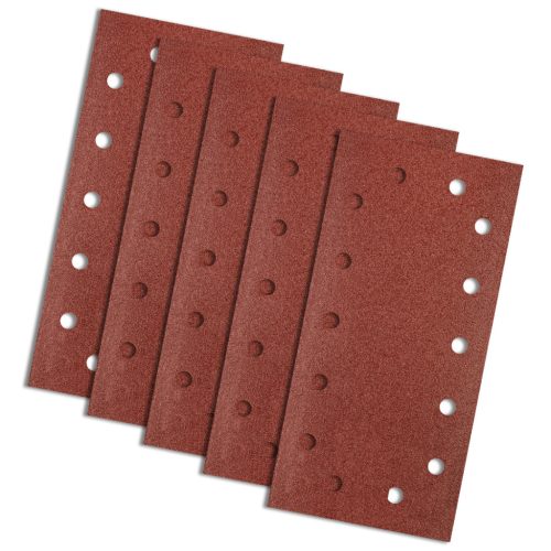 Graphite Csiszolópapír tépőzáras 115x230mm, K80, lyukas 5db