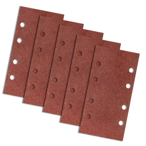 Graphite Csiszolópapír tépőzáras 93x185mm, K60, lyukas, 5db