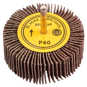 Graphite Csiszolókerék csapos 80x30mm, K40