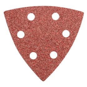   Graphite Csiszolópapír tépőzáras delta 93x93mm, K40, lyukas, 5db