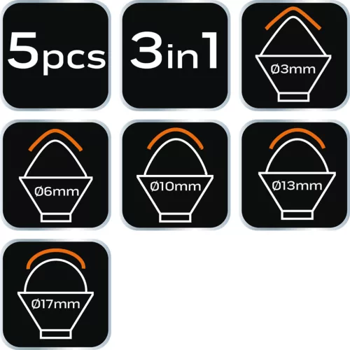 Neo Tools Fugakihúzó készlet 3 az 1-ben