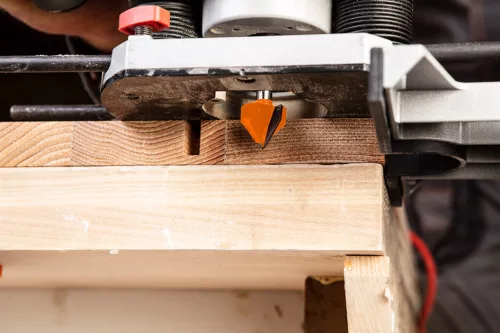 Neo Tools Felsőmaró kés, V-horonymaró 25.4x25.4mm, 8mm