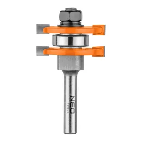Neo Tools Felsőmaró kés, dupla horonymaró 41x6.35mm, 8mm