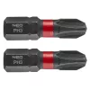 Neo Tools Torziós ütvecsavarozó bit PH3x25mm, 2db