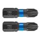 Neo Tools Torziós ütvecsavarozó bit PZ3x25mm, 2db