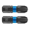 Neo Tools Torziós ütvecsavarozó bit PZ4x25mm, 2db