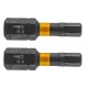 Neo Tools Torziós ütvecsavarozó bit, hatlapú, HEX4x25mm, 2db