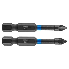 Neo Tools Torziós ütvecsavarozó bit PZ1x50mm, 2db
