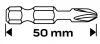 Neo Tools Torziós ütvecsavarozó bit PZ3x50mm, 2db