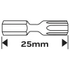 Neo Tools Torziós ütvecsavarozó bit Torx 25x25mm, 20db