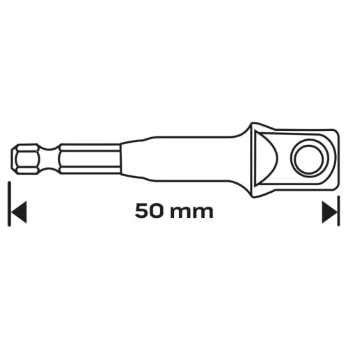 Neo Tools Adapter csavarbehajtókhoz 1/4" hatlapú-1/4" négyszög