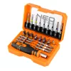 Neo Tools Csavarhúzó bitkészlet, 31db, bitek 25mm-15db, bitek 50mm-15db, bittartó