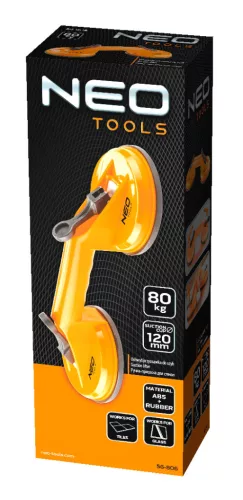 Neo Tools Vákumos táblaemelő, üveghez, csempéhez, lakkozott felületekhez 80KG