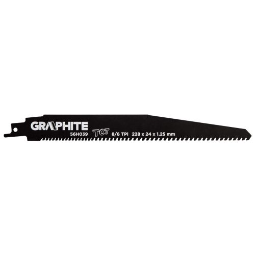 Graphite Orrfűrészlap, HM, 228x24x1.25mm, 8/6TPI