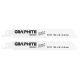 Graphite Orrfűrészlap, BI-Metal, 150x19x0.9mm, 18TPI, 2db